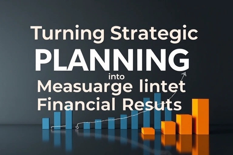 Conceitos visuais relacionados a Turning Strategic Planning into Measurable Financial Results