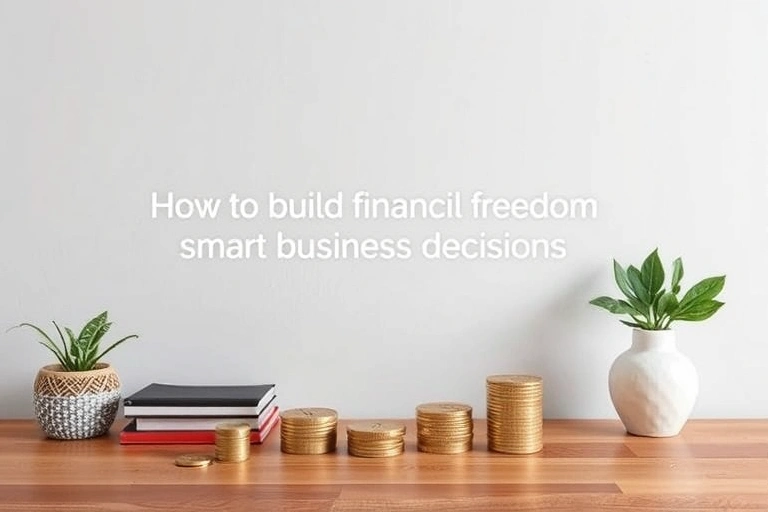 Conceitos visuais relacionados a How to Build Financial Freedom Through Smart Business Decisions